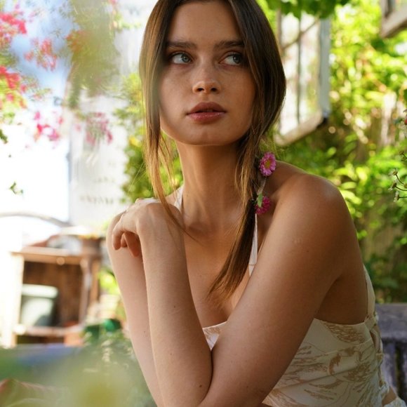 THIRD FORM BOUQUET LACE BACK SLIP DRESS IN FLOWER - Picture 13 of 17